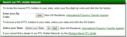 Search our FFL Holder Network